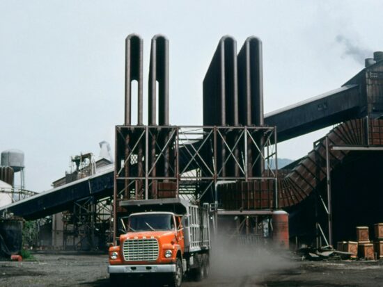 May 1975: Union Carbide ferro-alloy plant, Alloy, West Virginia (Harry Schaefer / Documerica)